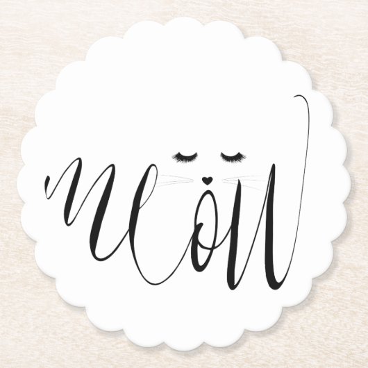 ニャーキャット ペーパーコースター (正面)