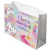 ニャーギカルカチコーン誕生日ラージ抱き枕 ラージペーパーバッグ (裏面アングル)