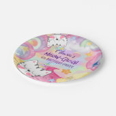 ニャーギカルカチコーン誕生日紙プレート ペーパープレート (アングル)