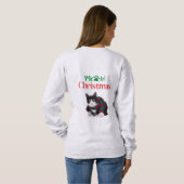 ニャークリスマス猫 スウェットシャツ (裏面フル)