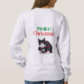 ニャークリスマス猫 スウェットシャツ (裏面)