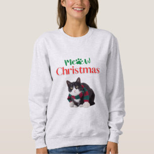 ニャークリスマス猫 スウェットシャツ
