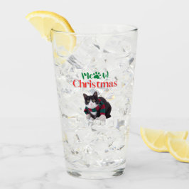 ニャークリスマス猫 タンブラーグラス