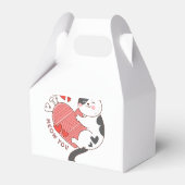 ニャーニャーかわいいバレンタイン フェイバーボックス (裏面サイド)