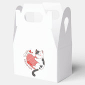 ニャーニャーかわいいバレンタイン フェイバーボックス (オープン)