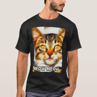 ニャーニャーかわいい猫子猫子猫スタイル1 Tシャツ