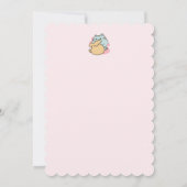 ニャーニャーと鳴き合う絶品 – かわいい猫と犬 サンキューカード (裏面)