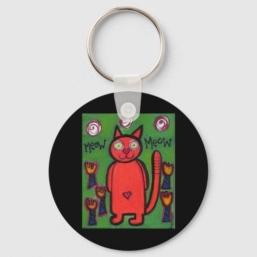 ニャーニャーキーチェーン キーホルダー (正面)