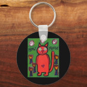 ニャーニャーキーチェーン キーホルダー (正面)