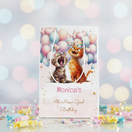 ニャーニャーニャーニャーニャーニャー誕生日抱き枕 ミディアムペーパーバッグ