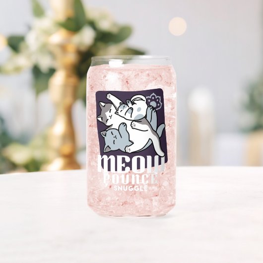 ニャーニャーニャー鳴き声 – かわいい寝猫 ガラス缶 (インサイチュ (ウェディング))