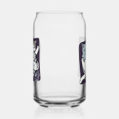 ニャーニャーニャー鳴き声 – かわいい寝猫 ガラス缶 (左)