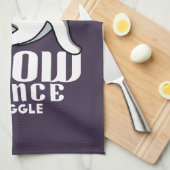 ニャーニャーニャー鳴き声 – かわいい寝猫 キッチンタオル (四つ折り)