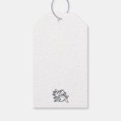 ニャーニャーニャー鳴き声 – かわいい寝猫 ギフトタグ (裏面)