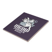 ニャーニャーニャー鳴き声 – かわいい寝猫 タイル (側面)