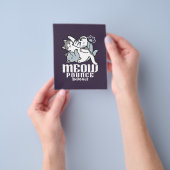 ニャーニャーニャー鳴き声 – かわいい寝猫 チラシ (手)