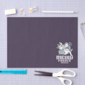 ニャーニャーニャー鳴き声 – かわいい寝猫 薄葉紙 (クラフト)