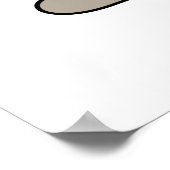 ニャーニャー猫おもしろいプリン ポスター (角)