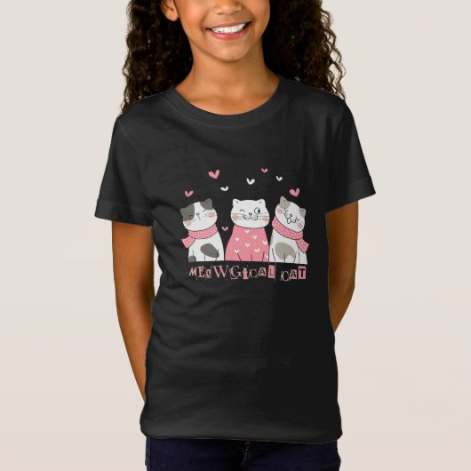 ニャーニャー猫 Tシャツ (正面)