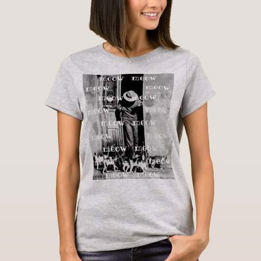 ニャーニャー猫Tシャツ Tシャツ (正面)