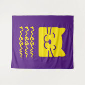 ニャーニャー タペストリー (正面(横))