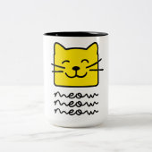 ニャーニャー ツートーンマグカップ (中央)