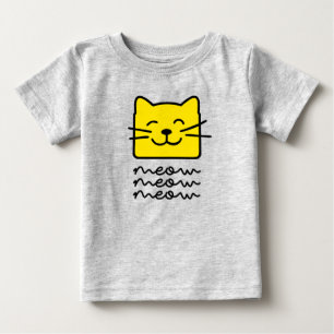ニャーニャー ベビーTシャツ