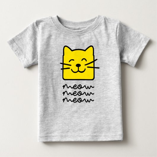 ニャーニャー ベビーTシャツ (正面)
