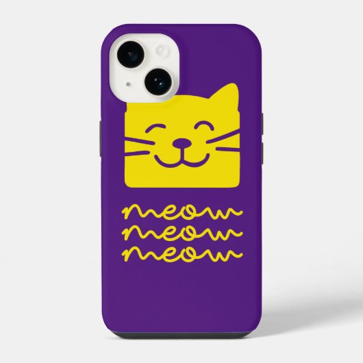 ニャーニャー iPhoneケース (裏面)