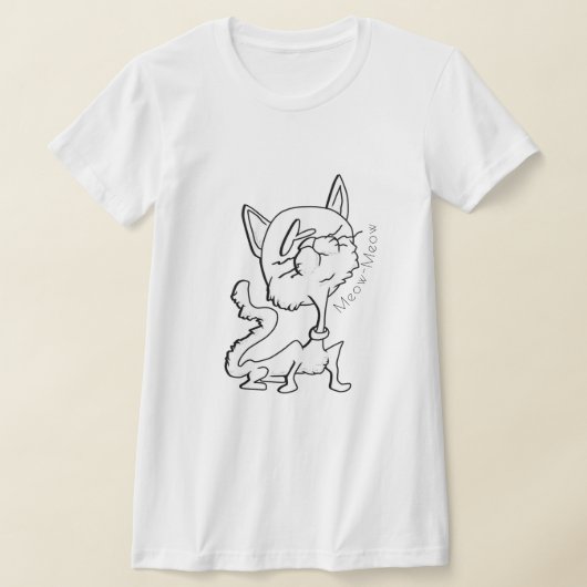 ニャーニャーD2 Tシャツ (レイダウン)