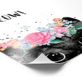 ニャーピーキングキャットキットン猫好きギフトアイディア フォトプリント            (角)