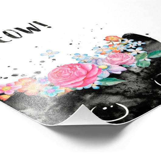 ニャーピーキングキャットキットン猫好きギフトアイディア フォトプリント            (角)