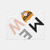 ニャーフリースブランケット フリースブランケット (正面(横))