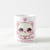 ニャーマグカワイイかわいい猫コーヒーカップ コーヒーマグカップ (中央)