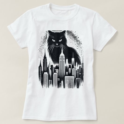 ニャー市 Tシャツ (デザイン正面)