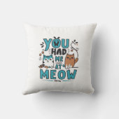 ニャー引用文枕 クッション (裏面)