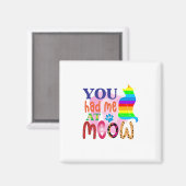 『ニャー2』で飼った猫アート マグネット (正面/裏面)