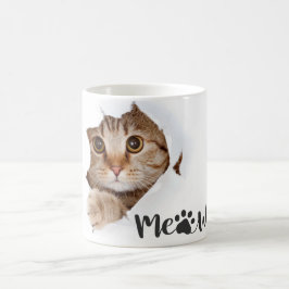 「ニャー」かわいい猫マグカップ コーヒーマグカップ