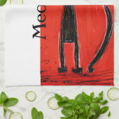 ニャー キッチンタオル (折り畳み)