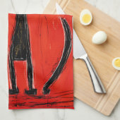 ニャー キッチンタオル (四つ折り)