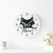 ニャー！キャット ラージ壁時計 (ホーム)