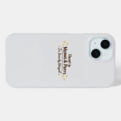 ニャー＆ゴロゴロがペラペラ 面白い猫好きギフト Case-Mate iPhoneケース (裏面 (横))