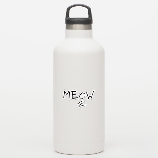 ニャー シール (ウォーターボトル)