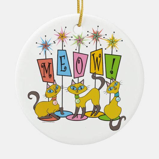 ニャー! セラミックオーナメント (正面)