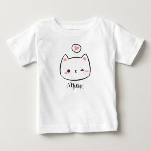 ニャー ベビーTシャツ