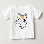 ニャー ベビーTシャツ (正面)