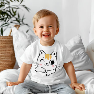 ニャー ベビーTシャツ