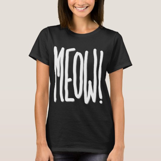 ニャー！ Tシャツ (正面)