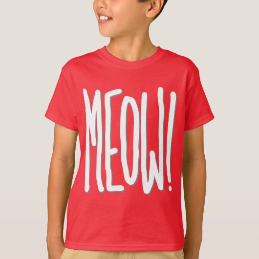 ニャー！ Tシャツ (正面)