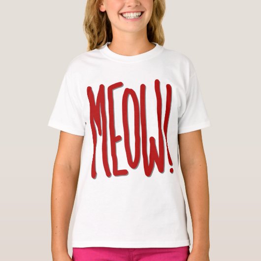 ニャー！ Tシャツ (正面)